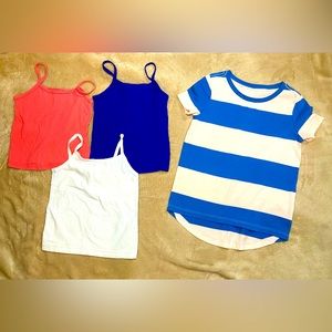 ⭐️4/$20 SALE Bundle of size 4 and 5 girls tops